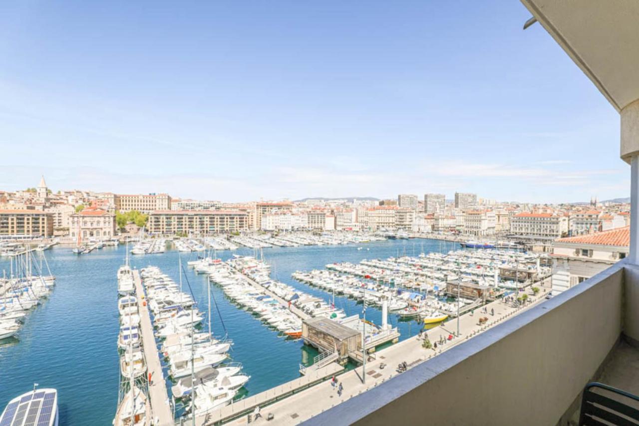 Vieux-Port - Vue Exceptionnelle - 3 Ch Et Clim Apartamento Marselha Exterior foto