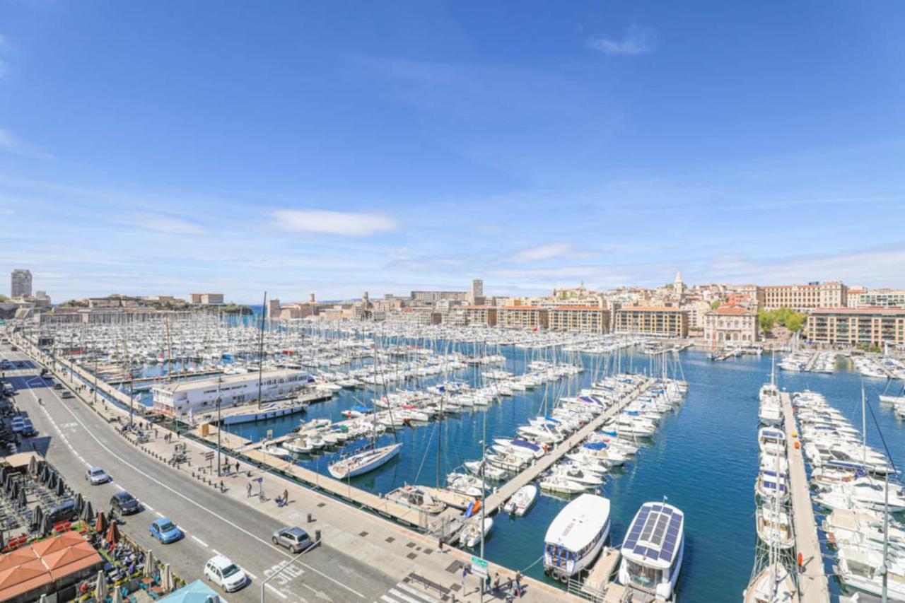 Vieux-Port - Vue Exceptionnelle - 3 Ch Et Clim Apartamento Marselha Exterior foto